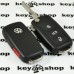 Выкидной автоключ  Volkswagen Passat (Фольцваген) ,3 кнопки,  з микросхемой 5K0837202BJ , чип: MQB 48 /315 MHz
