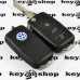 Корпус выкидного авто ключа для VOLKSWAGEN (Фольксваген) Passat, Caddy, Jetta, Golf 3 - кнопки , лезвие HU66