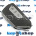 Чехол на смарт ключ Volkswagen  ID 3; 4; 5; 6; Golf ; Tiguan (Фольксваген), (серебристый, полиуретановый с тиснением под кожу), кнопки с защитой