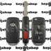 Корпус выкидного ключа для Volkswagen Multivan, Caravelle (Фольксваген Мультивен, Каравелла) 4+1 кнопки (с 2010 года)