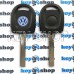 Корпус авто ключа под чип для Volkswagen (Фольксваген) лезвие HU162