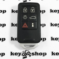 Оригинальный смарт ключ для Volvo (Вольво) 6 кнопок, чип id46 (PCF 7945/7953), 433MHz