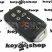 Чехол (черный, силиконовый) для смарт ключа Volvo V40, C70, V70, S60,S80, XC70, XC90  (Вольво) 6 кнопок