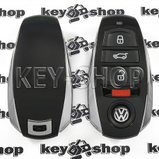 Смарт ключ для Volkswagen Touareg (Фольксваген Туарег) 3 кнопки + 1 (panic), HITAG (VAG), PCF 7945A, 315Mhz