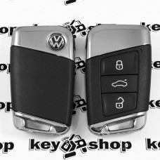  Оригинальный корпус смарт ключа для Volkswagen (Фольксваген) 3 кнопки 