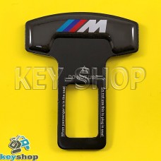 Заглушка ремня безопасности (металлическая) для BMW M3 (БМВ М3) 1шт.