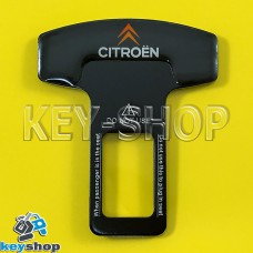 Заглушка ремня безопасности (металлическая) для Citroen (Ситроен) 1шт.