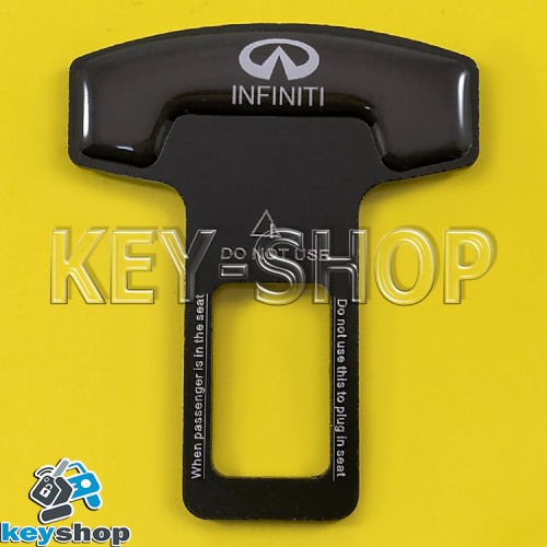 Заглушка ремня безопасности (металлическая) для Infiniti (Инфинити) 1шт.