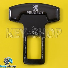 Заглушка ремня безопасности (металлическая) для Peugeot (Пежо) 1шт. 