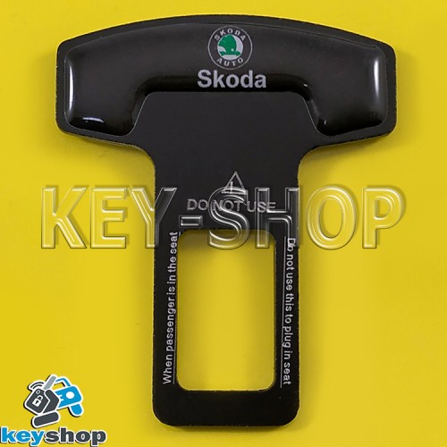 Заглушка ремня безопасности (металлическая) для Skoda (Шкода) 1шт. 
