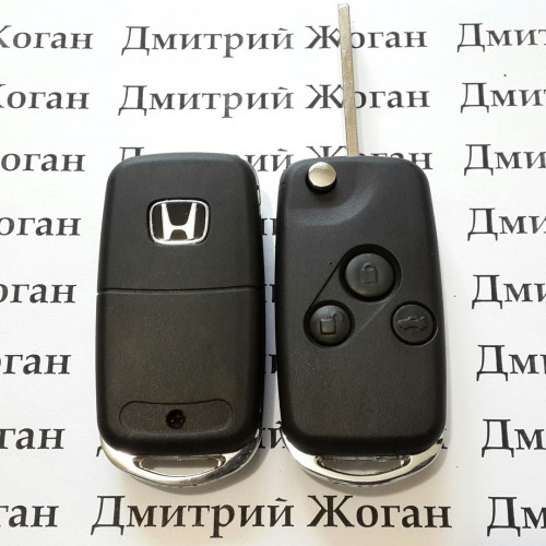 Корпус выкидного автоключа для Honda (Хонда) 3 кнопки, лезвие HON66
