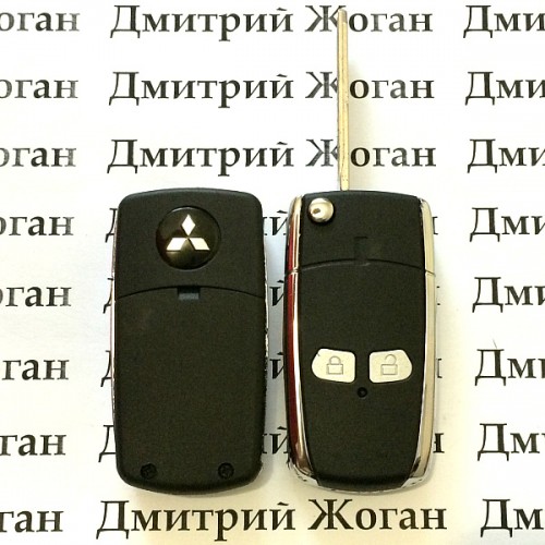 Корпус выкидного авто ключа Mitsubishi (Митсубиси) 2 - кнопки