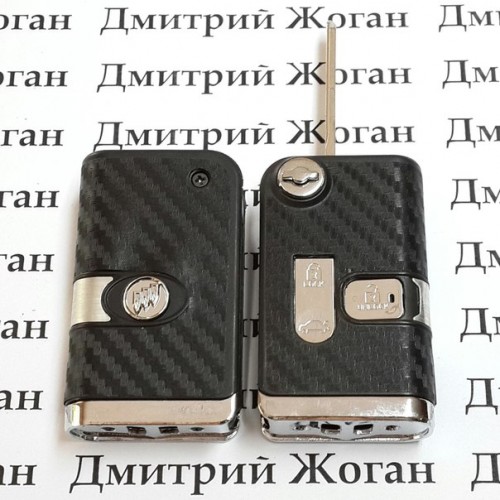 Корпус выкидного ключа для Daewoo Lanos (Дэу Ланос)  3 - кнопки