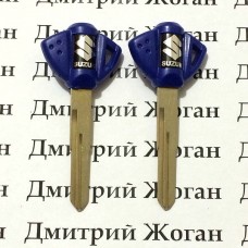 Ключ (синий) для мотоцикла Suzuki GSX, GSX R, Hayabusa (Сузуки), лезвие SR17R​​​​​​​