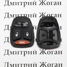 Кнопки для ключа Chrysler (Крайслер) 2 кнопки + 1 (panic), большие
