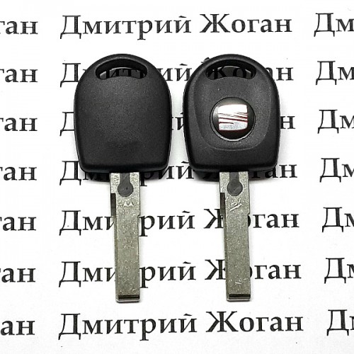 Автоключ для Seat (Сеат) лезвие HU66, с чипом ID48