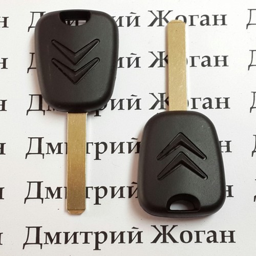 Ключ для Citroen (Ситроен) лезвие VA2, с чипом ID46