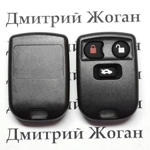 Корпус пульта для Jaguar (Ягуар) 3 кнопки