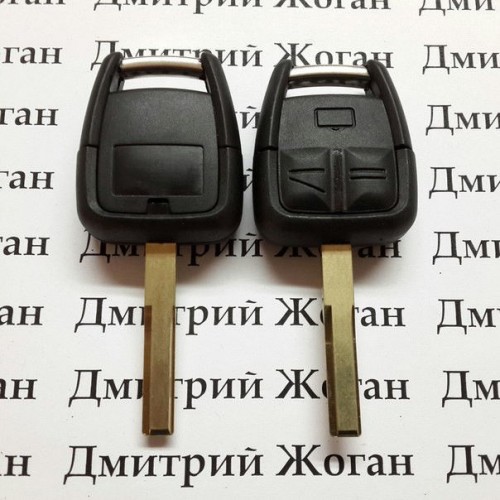 Автоключ для OPEL (Опель) 3- кнопки, чип ID40, 433 MHz, лезвие HU43P