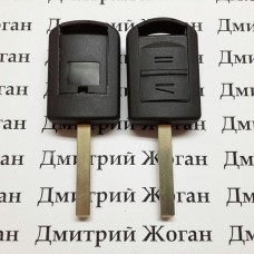 Автоключ для Opel (Опель) 2 кнопки, лезвие HU100, ID40/433Mhz