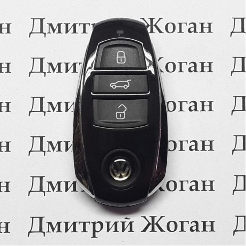 Корпус смарт ключа Volkswagen Touareg (Фольксваген Туарег) 3 кнопки