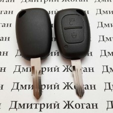 Авто ключ RENAULT (Рено) Master, Traffic, лезвие VAC102, с чипом ID 46 (PCF 7946), частота 433 MHz
