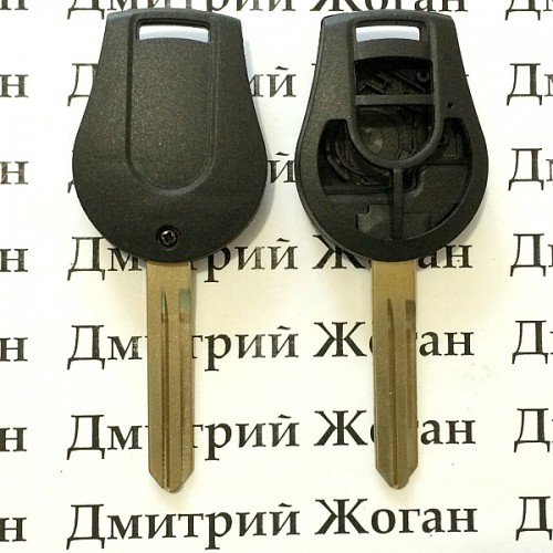 Корпус автоключа для NISSAN (Ниссан) 3 - кнопки + 1 кнопка (PANIK),лезвие NSN14