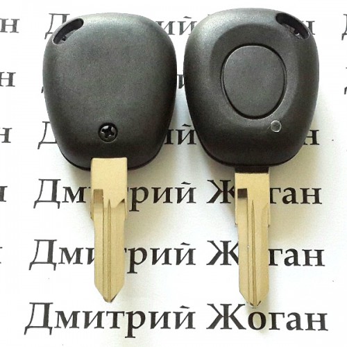Корпус ключа для  Renault Laguna (Рено Лагуна)1 - кнопка, лезвие VAC102