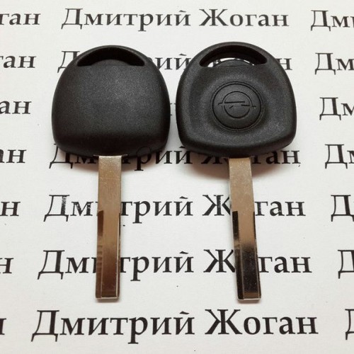 Ключ для Opel (Опель) лезвие HU43P, с чипом ID40