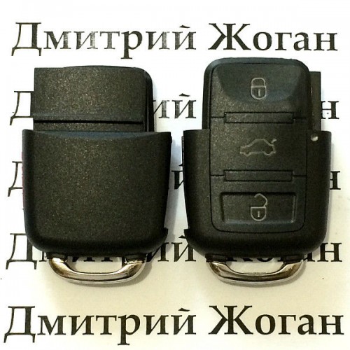 Корпус нижней части выкидного ключа для SKODA (шкода) , 3 - кнопки