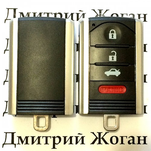 Корпус смарт ключа Acura (Акура) 3 + 1 кнопки