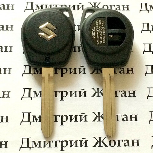 Корпус автоключа Suzuki Liana, Swift (Сузуки Лиана, Свифт), лезвие TOY43 - 2 кнопки