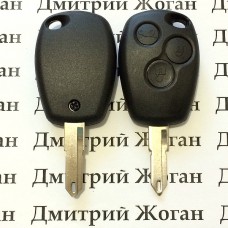    Корпус авто ключа для Opel MOVANO, VIVARO (опель мовано, виваро) 3 кнопки, лезвие NE 73