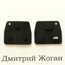 Кнопки для автоключа Toyota (Тойота) 3 кнопки