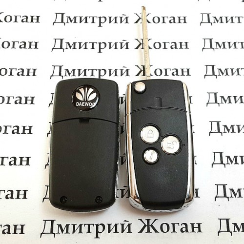 Корпус выкидного ключа для Daewoo Lanos (Дэу Ланос)  3 - кнопки