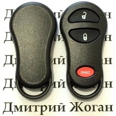 Корпус пульта Chrysler (Крайслер) 2 кнопки + 1 (panic)