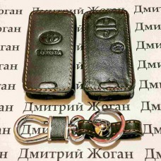 Чехол (кожаный) для смарт ключа Toyota (Тойота) 3 кнопки