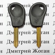Ключ для Citroen (Ситроен) лезвие SX9, с чипом ID46