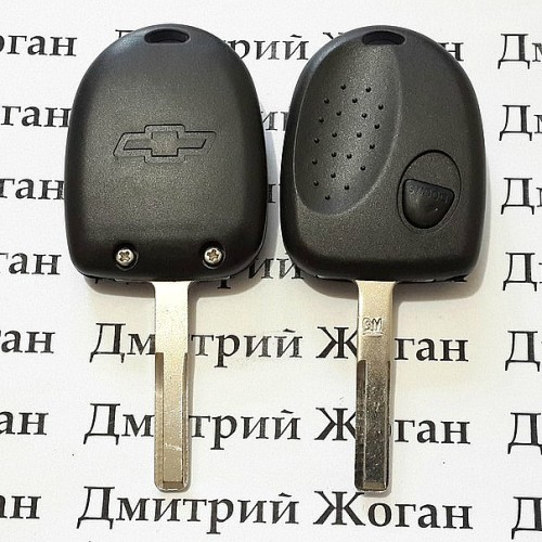 Корпус ключа для Chevrolet (Шевролет) - 1 кнопка