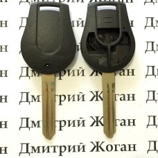 Корпус автоключа для NISSAN (Ниссан) 3 - кнопки, лезвие NSN14