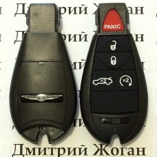 Корпус смарт ключа Chrysler (Крайслер)  4 кнопки + 1 (panic)
