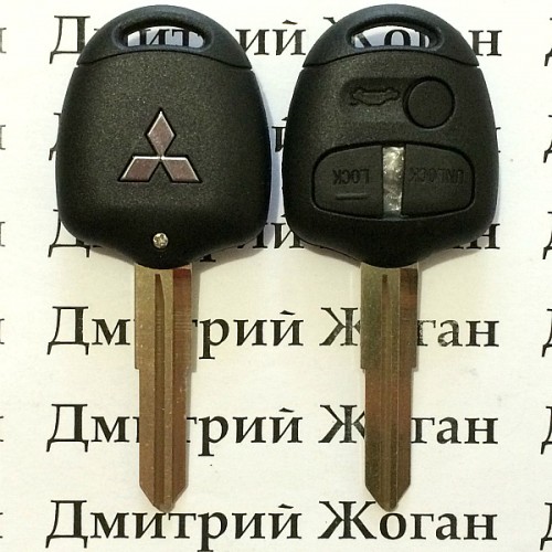 Корпус авто ключа MITSUBISHI (Митсубиси) 3 - кнопки, лезвие MIT8