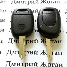 Корпус ключа для  Renault Master,Kangoo (Рено Мастер,Канго) 1 - кнопка, лезвие NE73