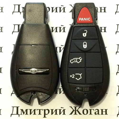 Корпус смарт ключа Chrysler (Крайслер)  4 кнопки + 1 (panic)