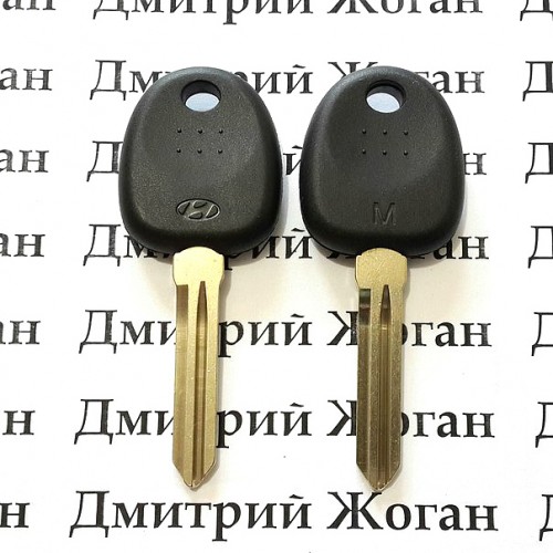 Корпус ключа под чип для Hyundai Elantra, i10, Santa fe, Sonata, H1 (Хундай Элантра, Санта Фе), лезвие HYN14R