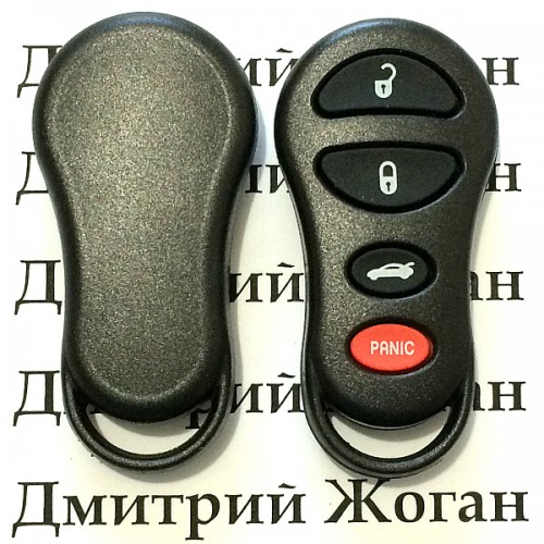 Корпус пульта Chrysler (Крайслер) 3 кнопки + 1 (panic)
