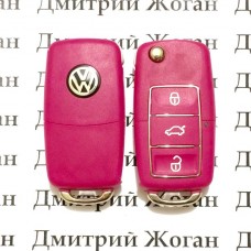 Корпус выкидного автоключа для VOLKSWAGEN (Фольксваген) 3 - кнопки,лезвие HU66,HU49