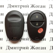     Корпус пульта для Toyota (Тойота) 2 кнопки + 1 кнопка