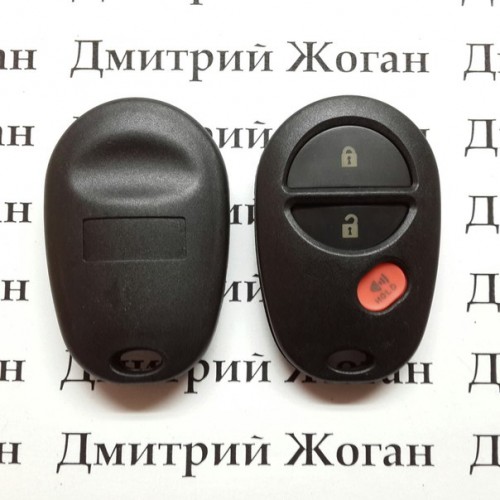     Корпус пульта для Toyota (Тойота) 2 кнопки + 1 кнопка