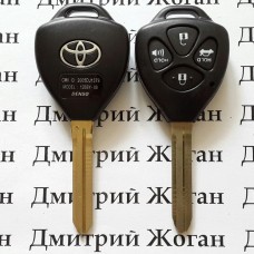 Корпус автоключа для Toyota (Тойота) 4 - кнопки, лезвие TOY43